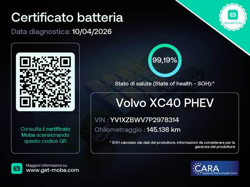 Volvo XC40 SUV T4 RECHARGE PLUG-IN AUTO CORE - foto 21