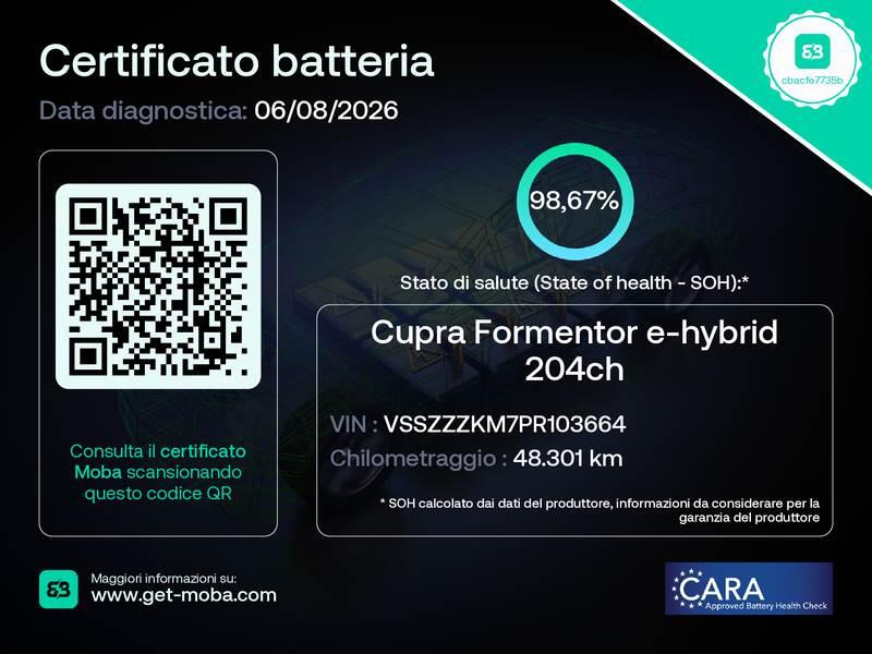 Cupra Formentor 1.4 E-HYBRID DSG - foto 21